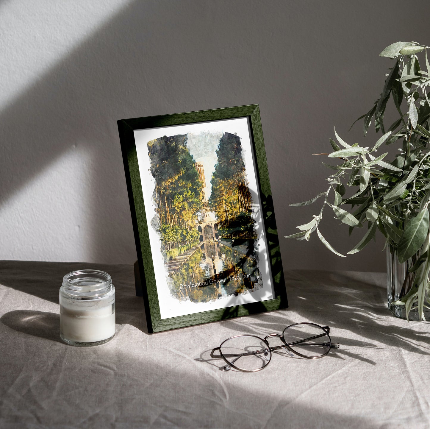 Yazd Dowlatabad Garden, Iran, Art Print | 8×10 | Made in Canada - PhiloPerse