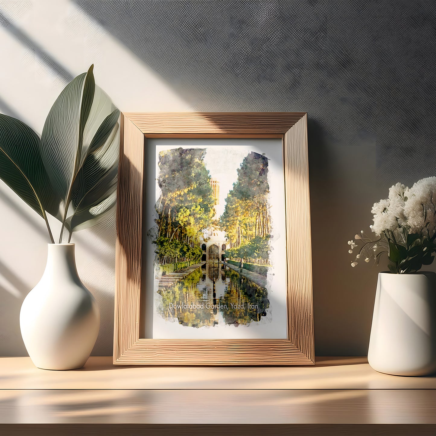Yazd Dowlatabad Garden, Iran, Art Print | 8×10 | Made in Canada - PhiloPerse