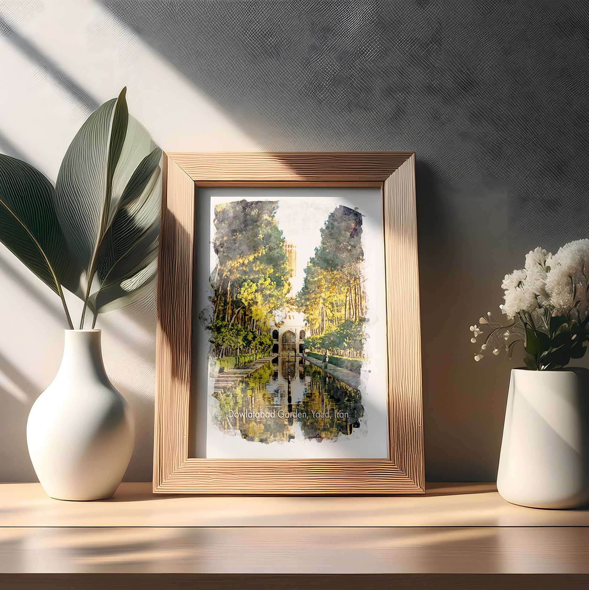 Yazd Dowlatabad Garden, Iran, Art Print | 8×10 | Made in Canada - PhiloPerse