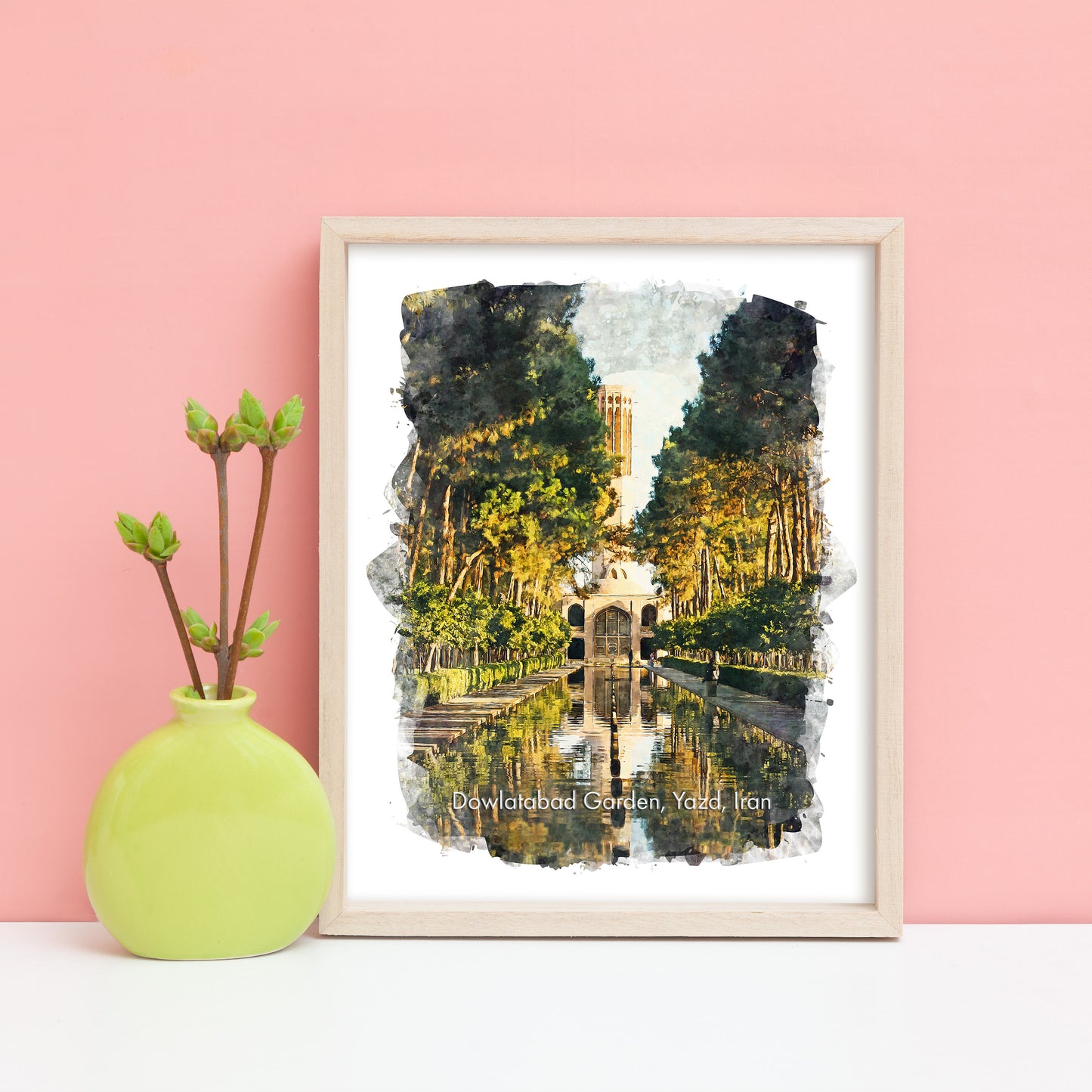 Yazd Dowlatabad Garden, Iran, Art Print | 8×10 | Made in Canada - PhiloPerse