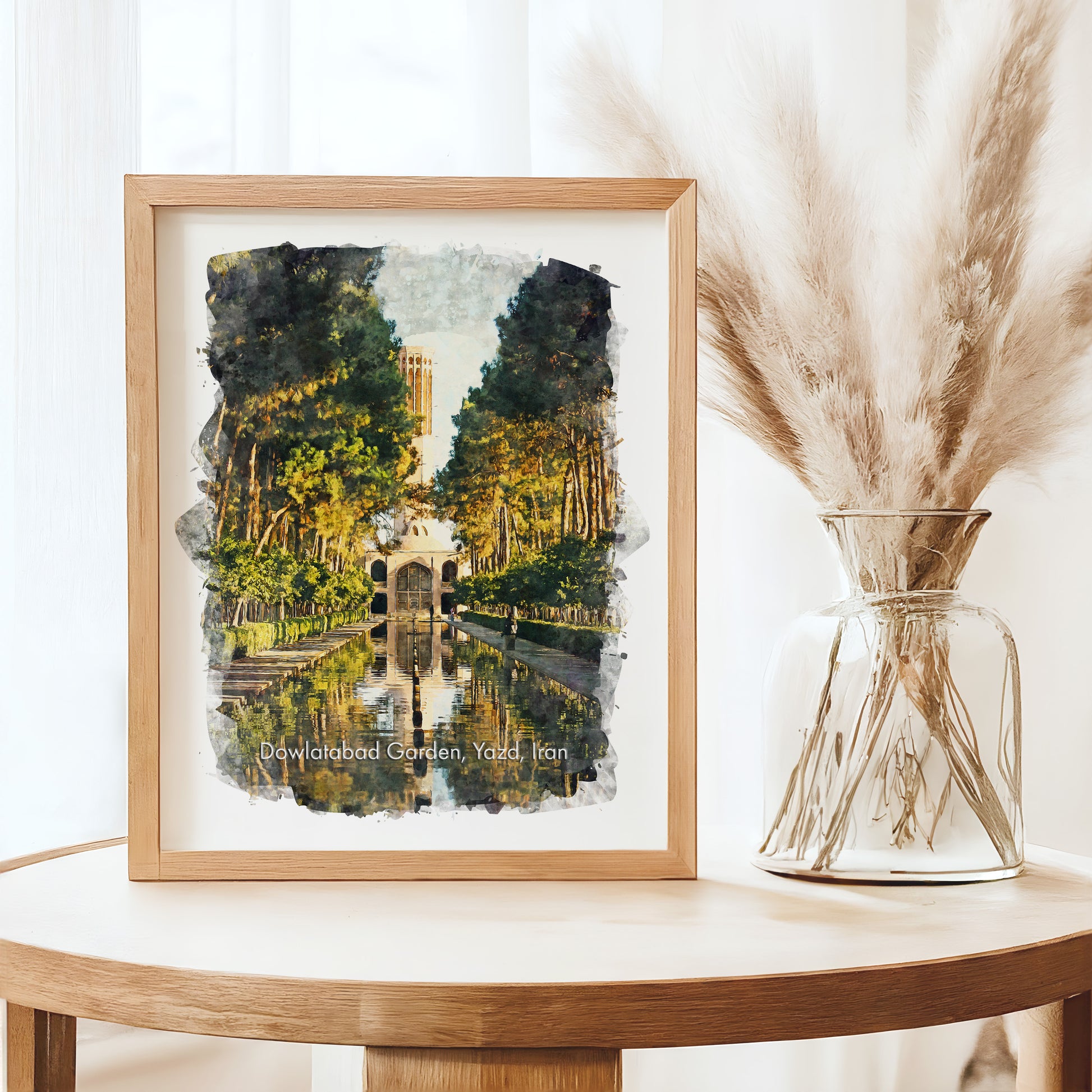 Yazd Dowlatabad Garden, Iran, Art Print | 8×10 | Made in Canada - PhiloPerse