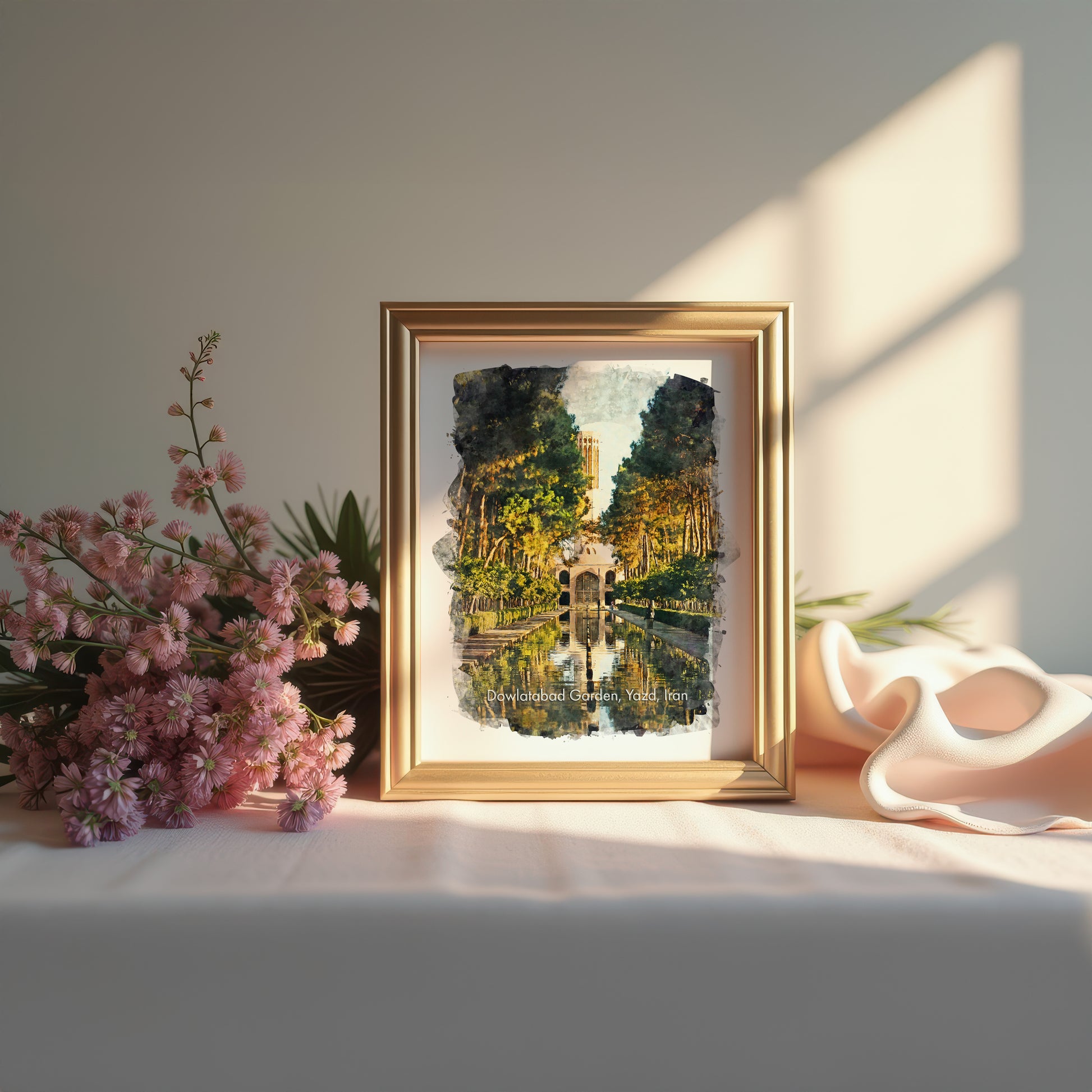 Yazd Dowlatabad Garden, Iran, Art Print | 8×10 | Made in Canada - PhiloPerse
