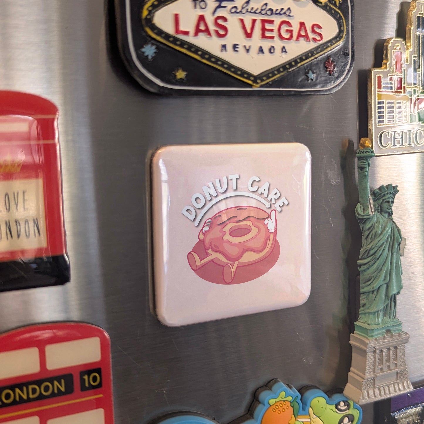 Donut Care Fridge Magnet - PhiloPerse