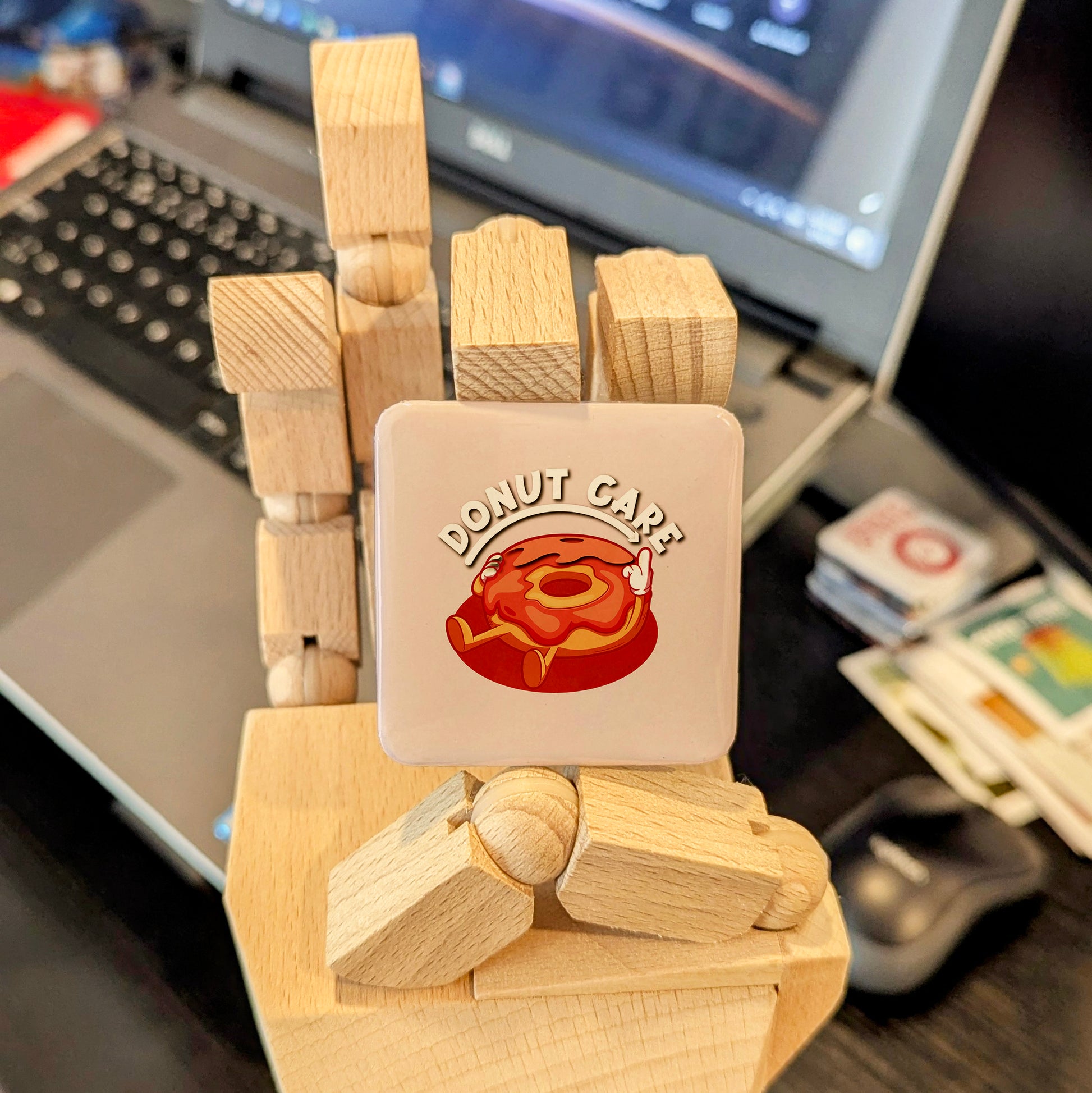 Donut Care Fridge Magnet - PhiloPerse