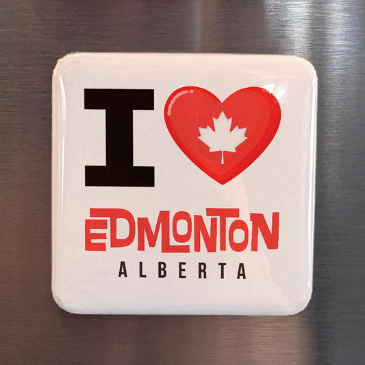 Edmonton Alberta Magnet | Festival City | 2x2 | Made in Canada - PhiloPerse