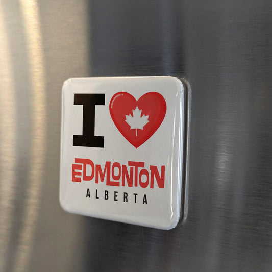 Edmonton Alberta Magnet | Festival City | 2x2 | Made in Canada - PhiloPerse