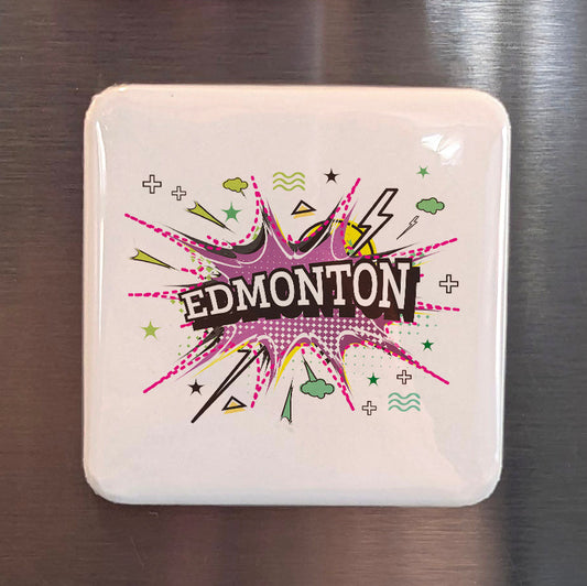 Edmonton Alberta Magnet | Oil Capital of Canada | 2x2 | Made in Canada - PhiloPerse