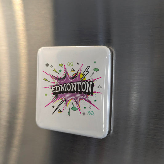 Edmonton Alberta Magnet | Oil Capital of Canada | 2x2 | Made in Canada - PhiloPerse