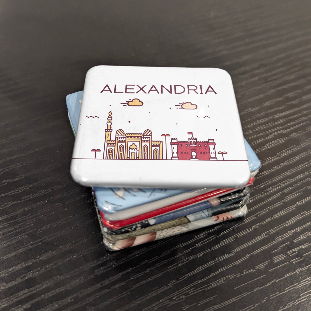 Alexandria Egypt Africa Magnet | Pearl of the Mediterranean | 2x2 | Made in Canada