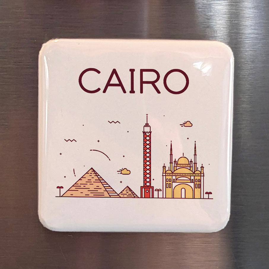 Cairo Egypt Africa Magnet | City of a Thousand Minarets | 2x2 | Made in Canada