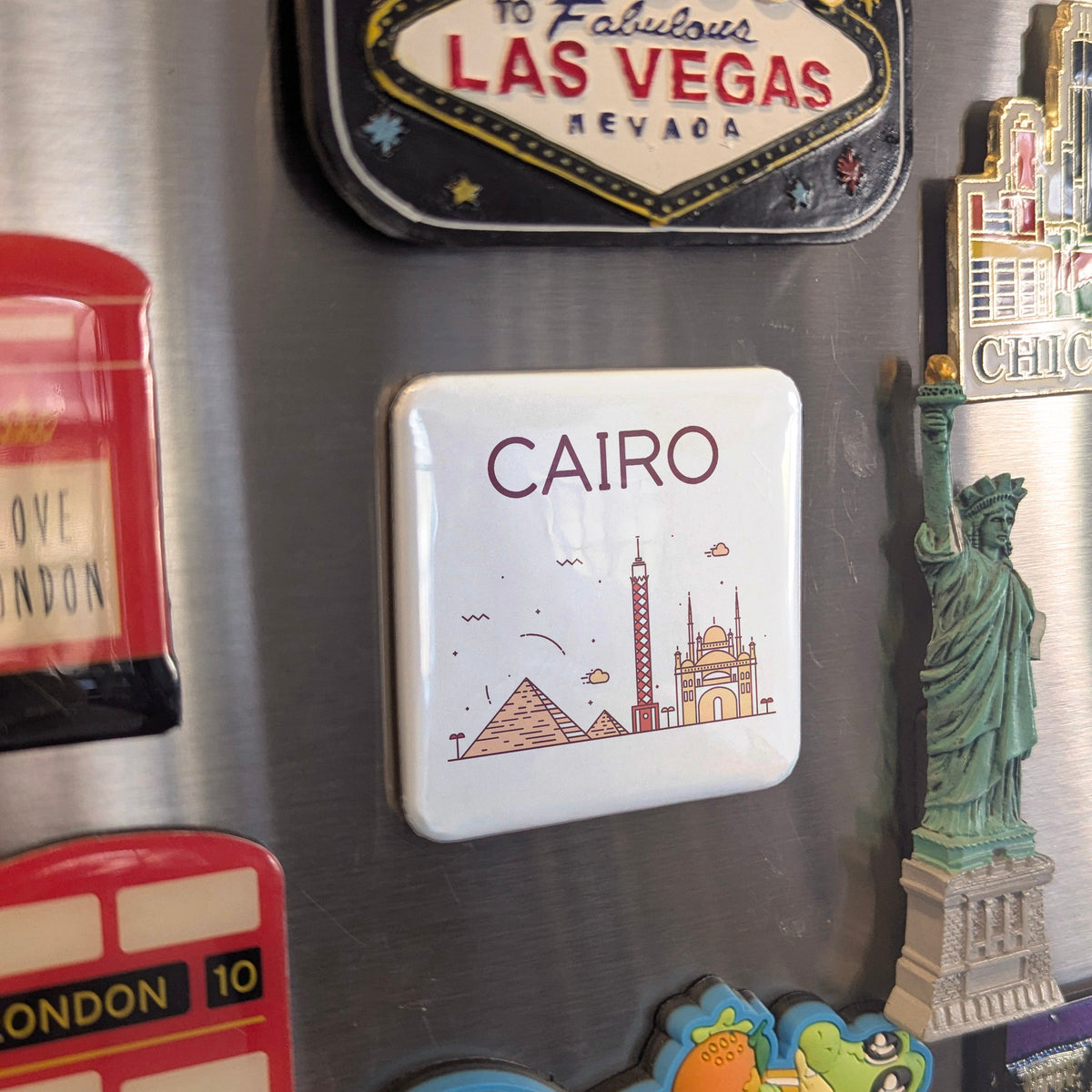Cairo Egypt Africa Magnet | City of a Thousand Minarets | 2x2 | Made in Canada