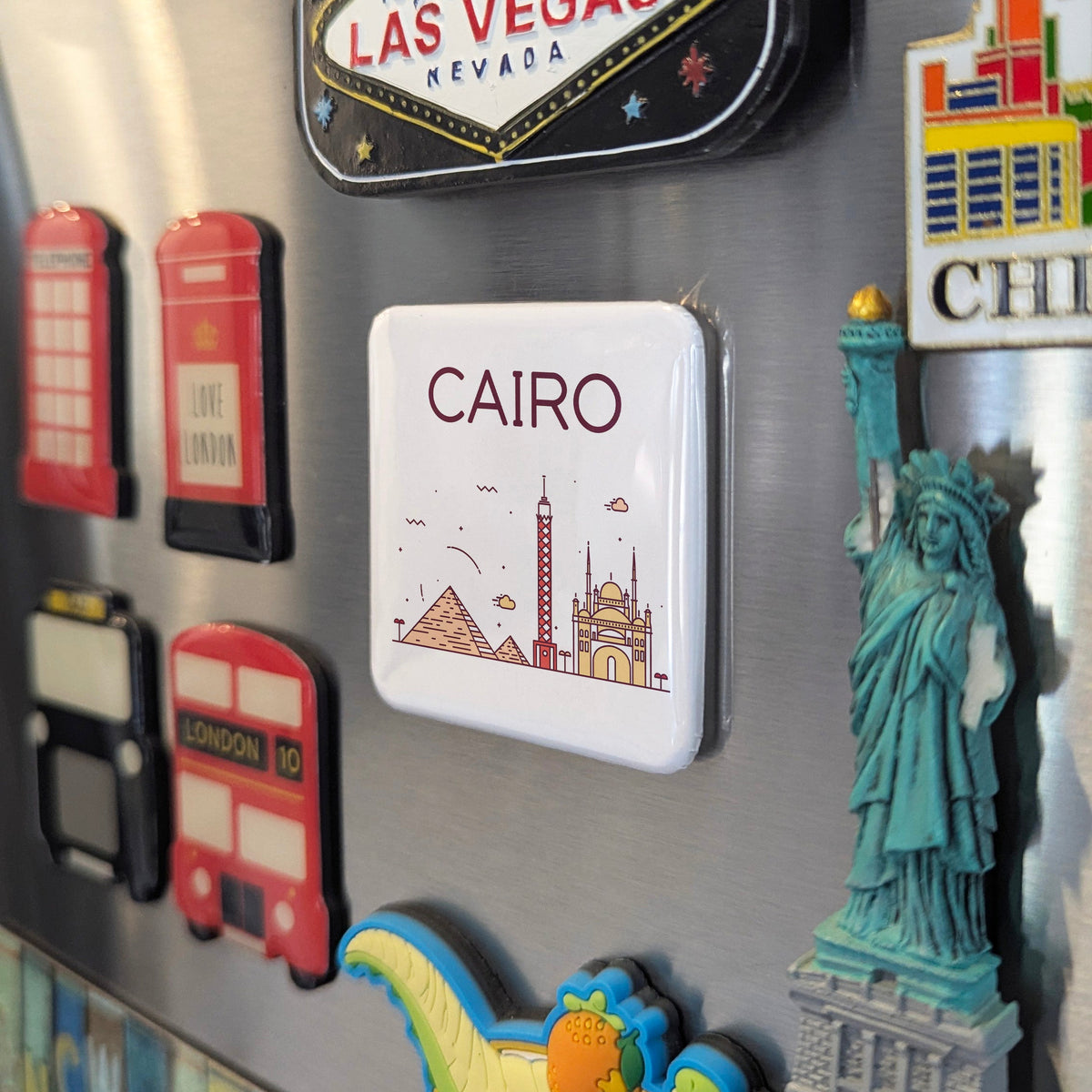 Cairo Egypt Africa Magnet | City of a Thousand Minarets | 2x2 | Made in Canada