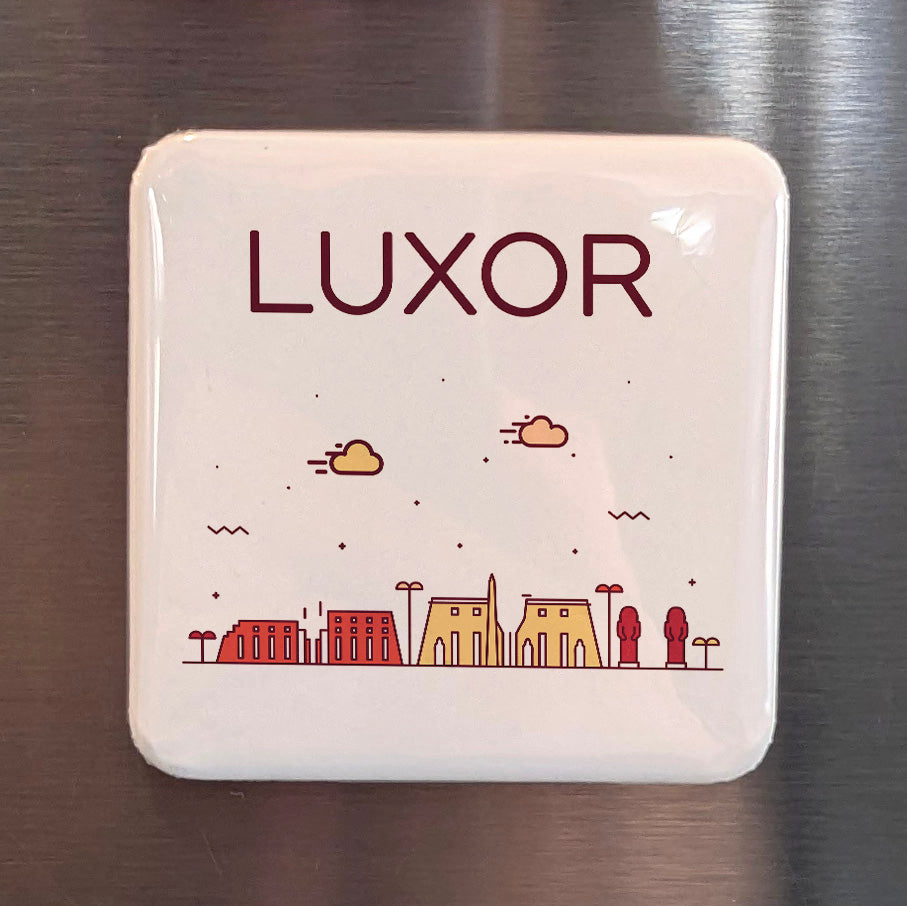 Luxor Egypt Africa Magnet | World's Greatest Open-Air Museum | 2x2 | Made in Canada