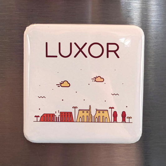 Luxor Egypt Africa Magnet | World's Greatest Open-Air Museum | 2x2 | Made in Canada - PhiloPerse