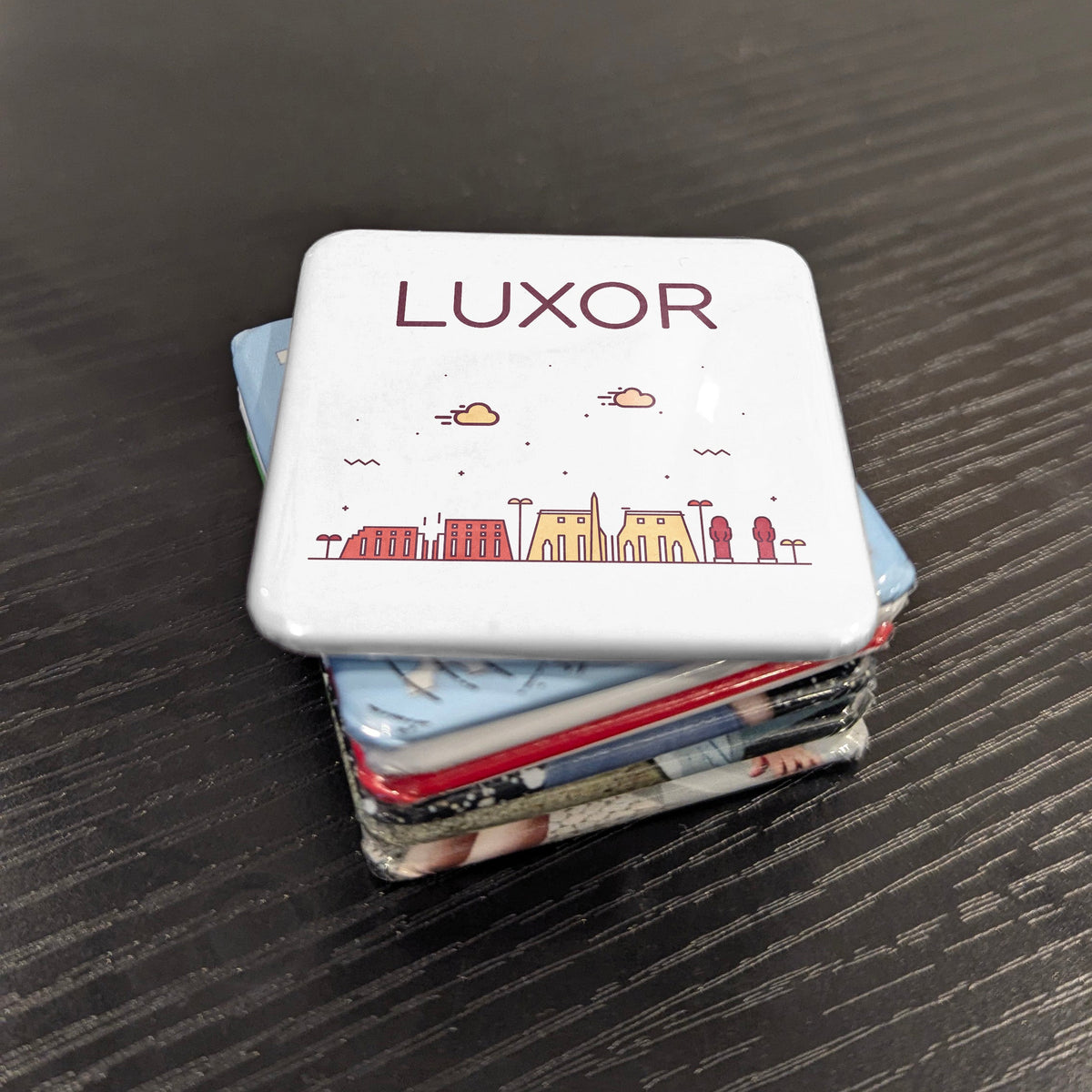 Luxor Egypt Africa Magnet | World's Greatest Open-Air Museum | 2x2 | Made in Canada
