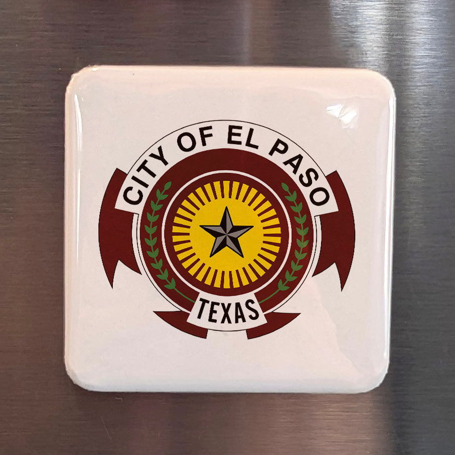 El Paso Texas Magnet | City Emblem | 2×2 | Made in Canada - PhiloPerse