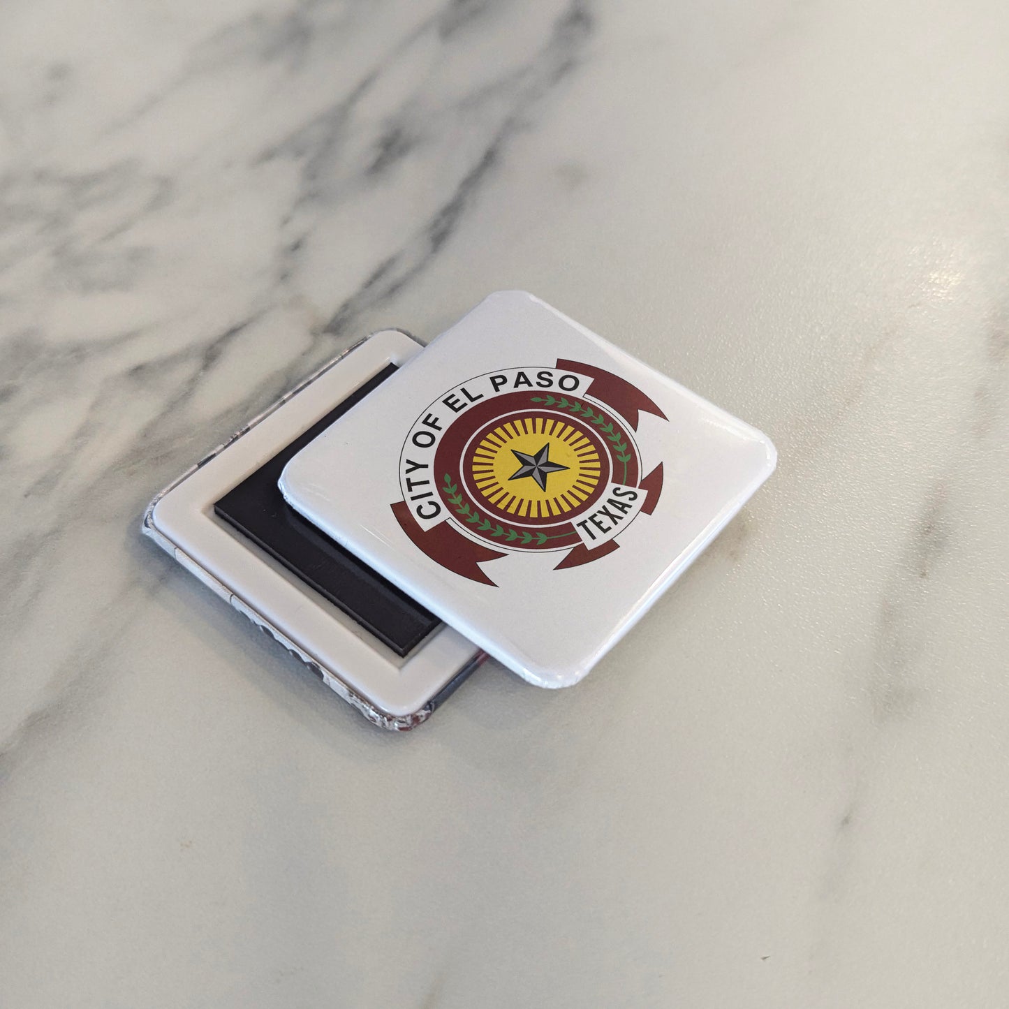 El Paso Texas Magnet | City Emblem | 2×2 | Made in Canada - PhiloPerse