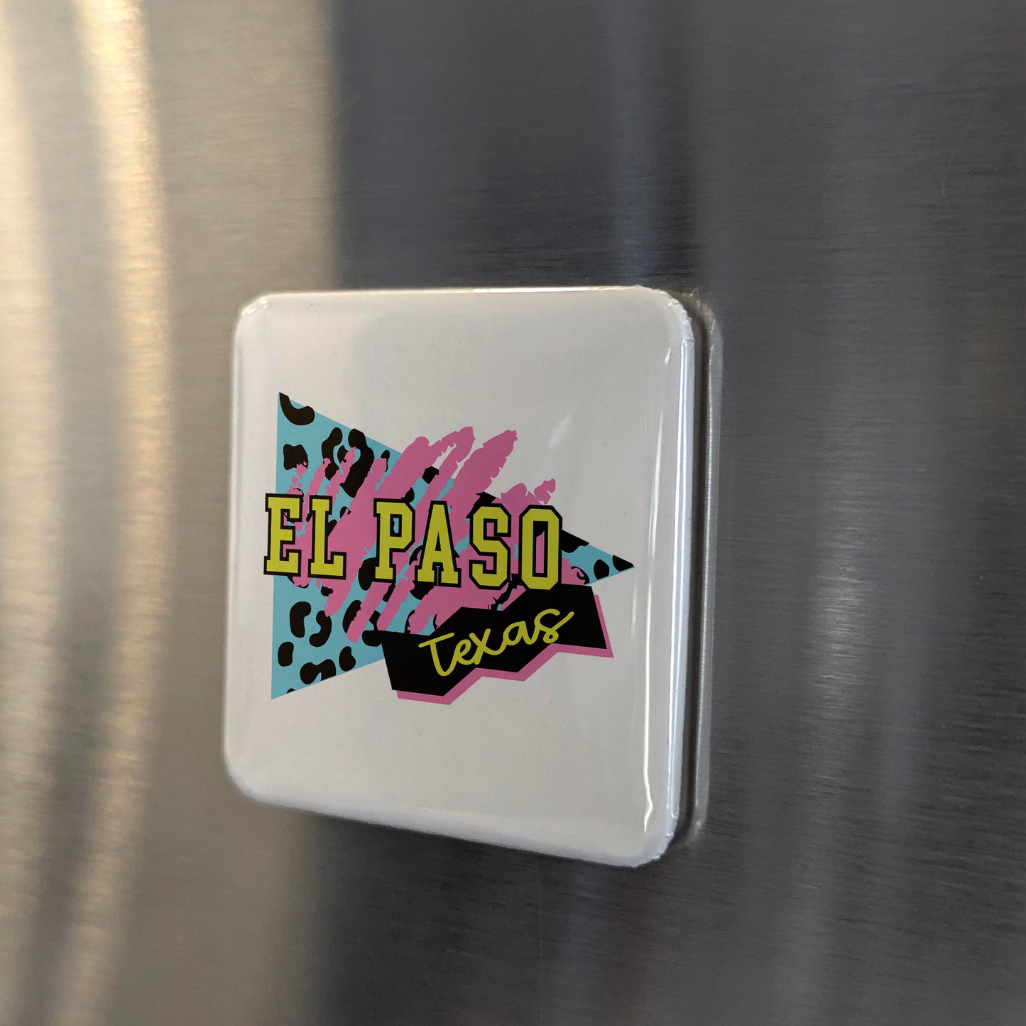 El Paso Texas Magnet | Retro Glam | 2×2 | Made in Canada - PhiloPerse