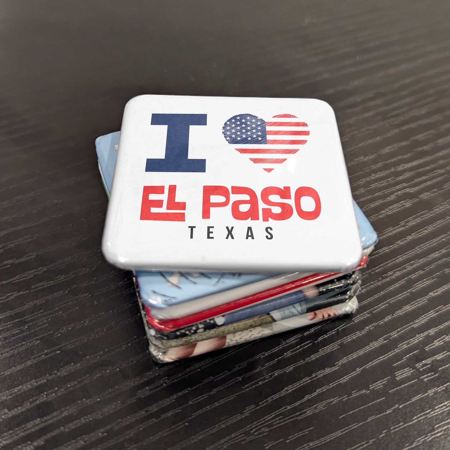 El Paso Texas Magnet | Sun City | 2×2 | Made in Canada - PhiloPerse