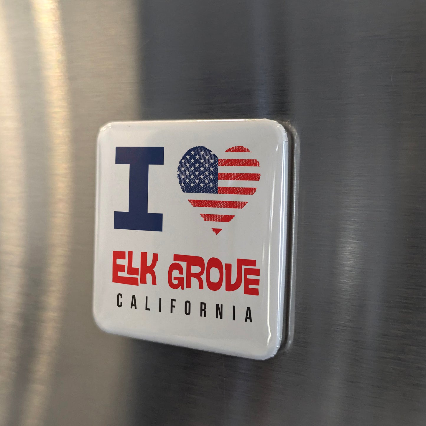 Elk Grove California Magnet | Sacramento Valley | 2×2 | Made in Canada - PhiloPerse