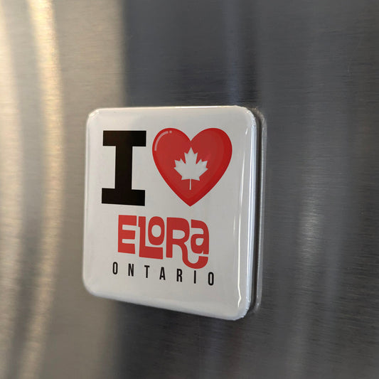 Elora Ontario Magnet | Gorge Town of the Grand | 2x2 | Made in Canada - PhiloPerse