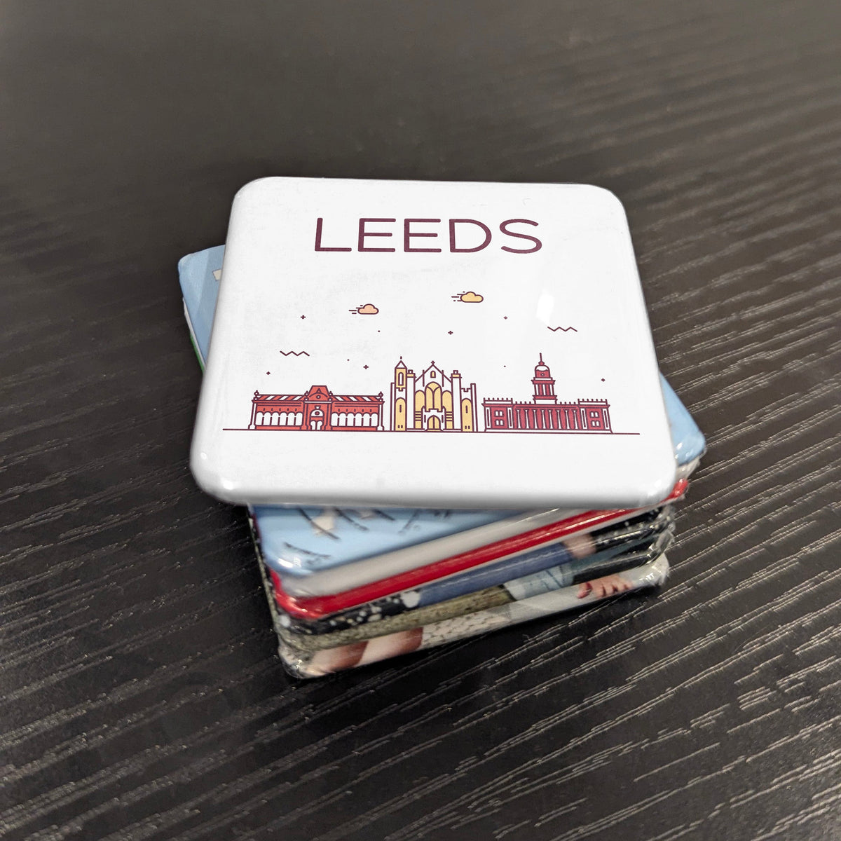 Leeds England Magnet | Powerhouse of the West Yorkshire Pennines | 2x2 | Made in Canada