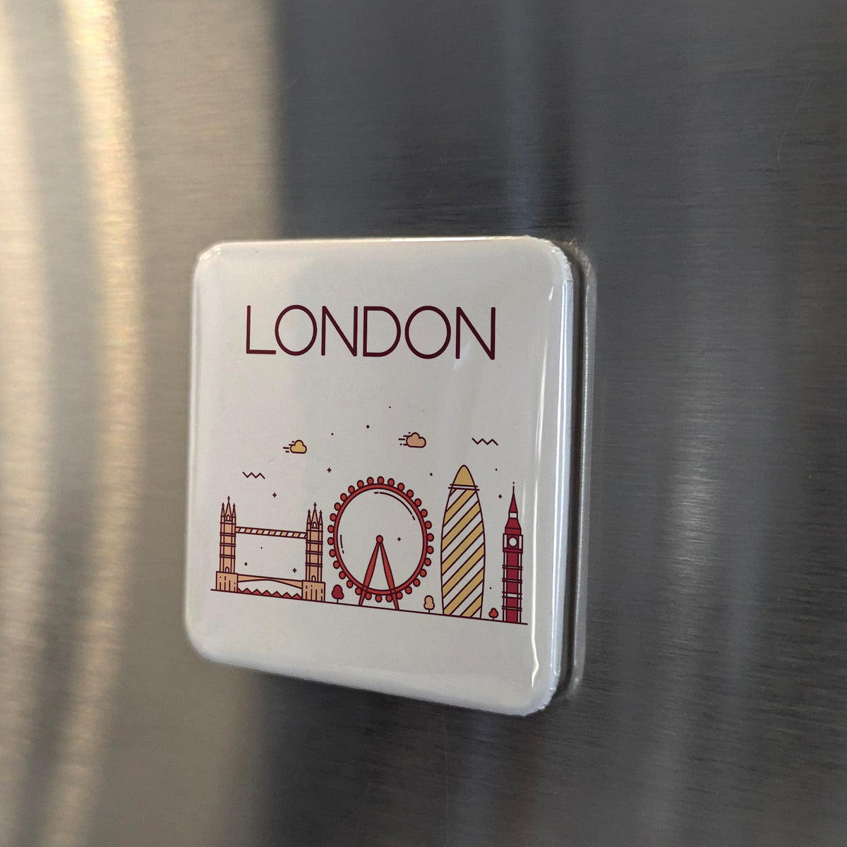 London England Magnet | Big Ben Capital of the Thames and the British Empire | 2x2 | Made in Canada