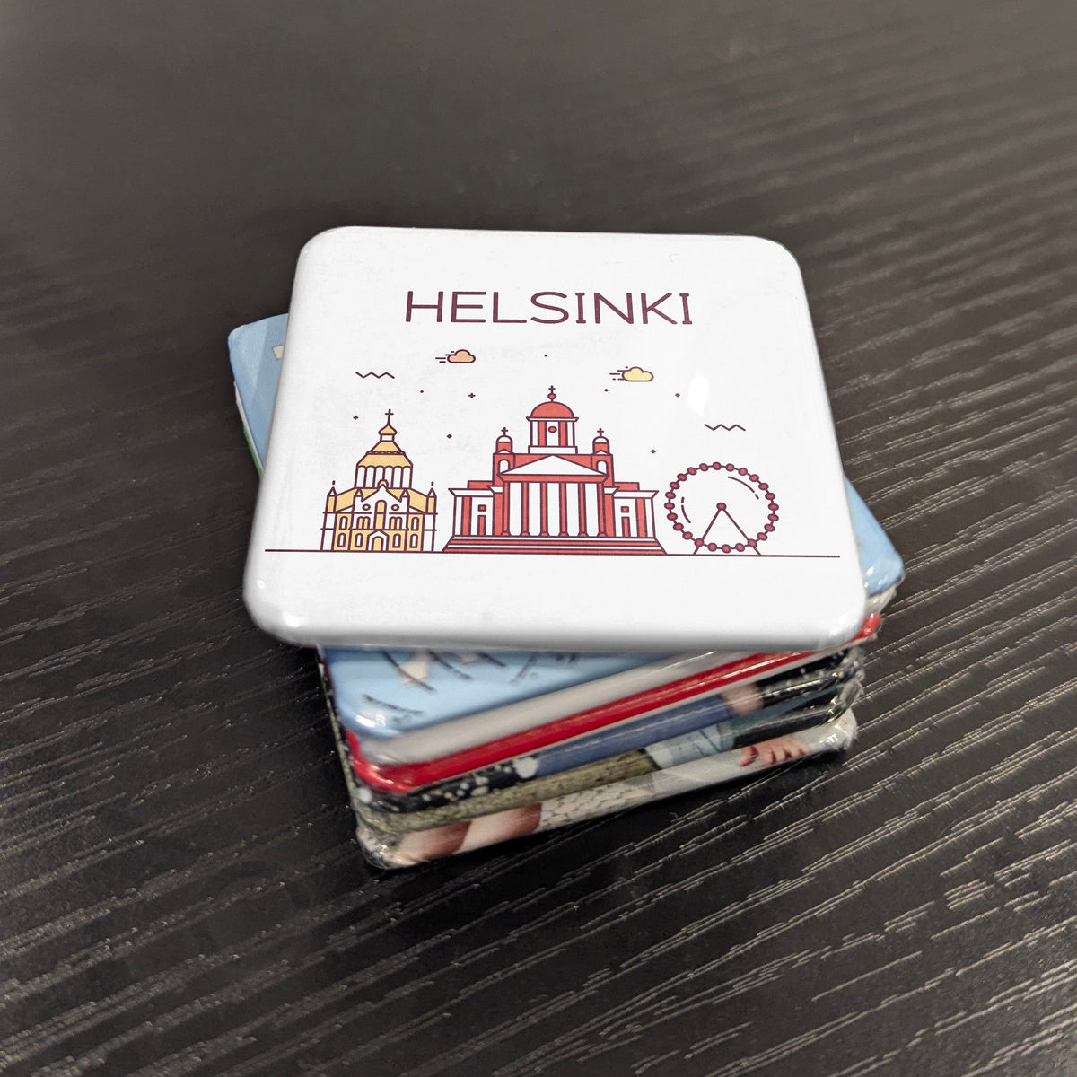 Helsinki Finland Magnet | Daughter of the Baltic on the Gulf of Finland | 2x2 | Made in Canada