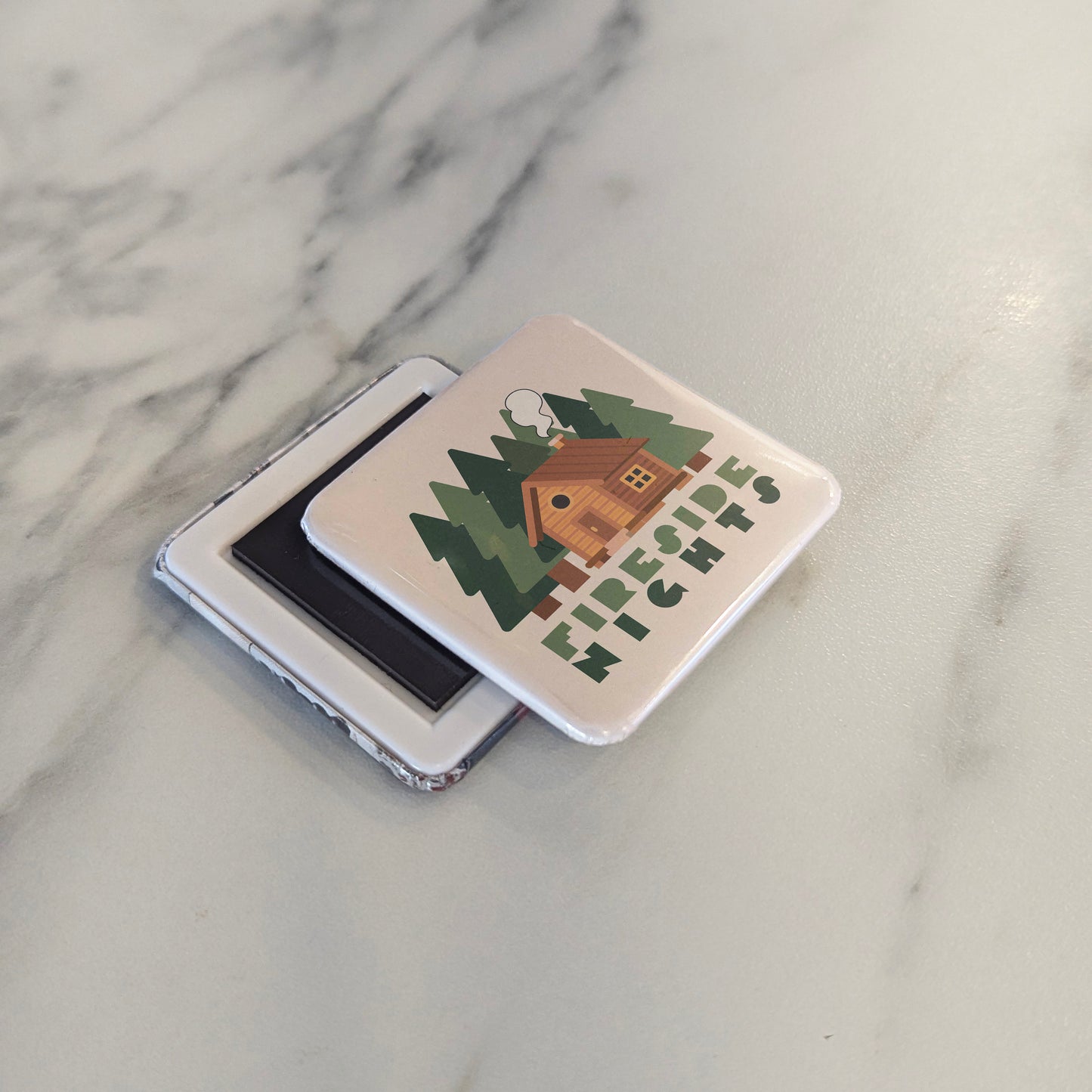 Fireside Nights Fridge Magnet - PhiloPerse