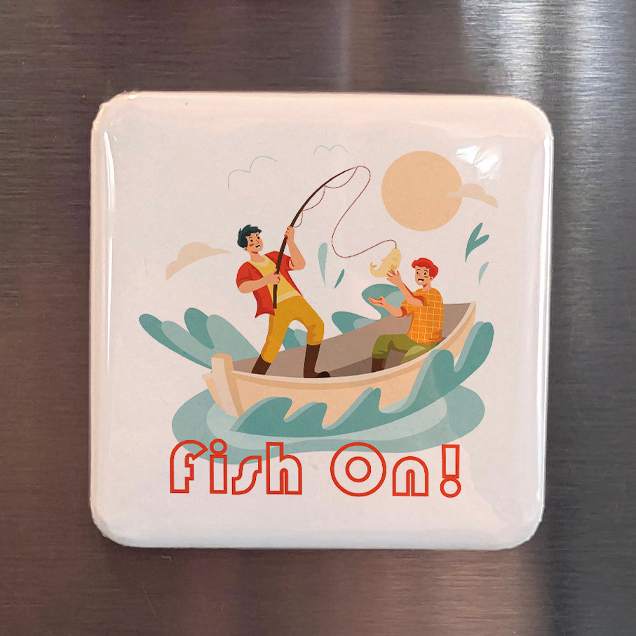 Fish On Fridge Magnet - PhiloPerse
