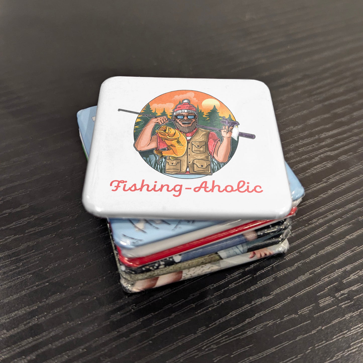 Fishing-Aholic Fridge Magnet - PhiloPerse