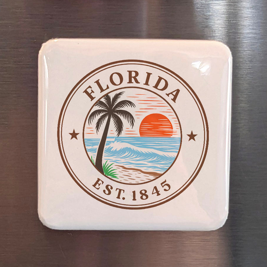 Florida Magnet | The Sunshine State | 2×2 | Made in Canada - PhiloPerse
