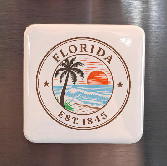 Florida Magnet | The Sunshine State | 2×2 | Made in Canada - PhiloPerse