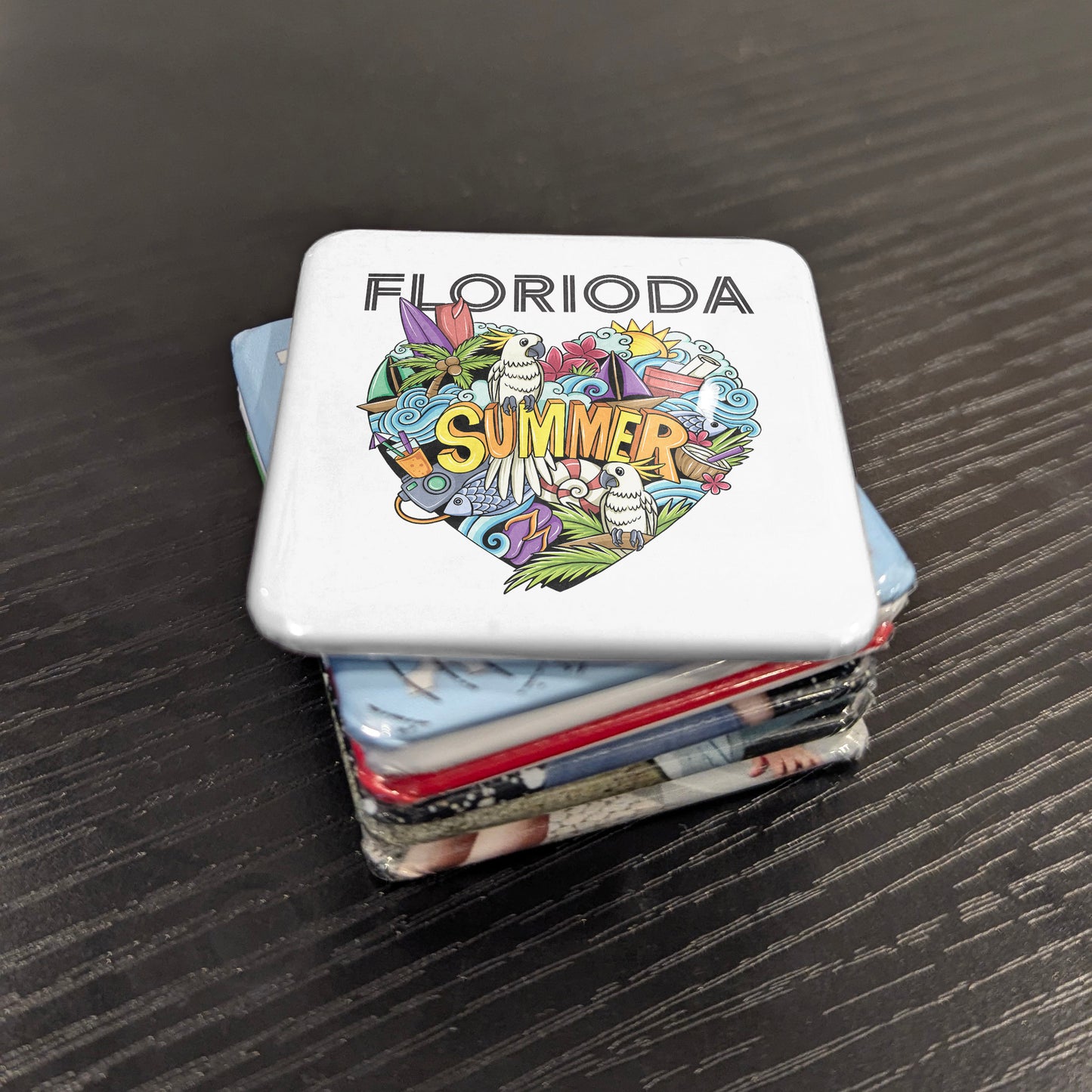 Florida Magnet | Sunshine State Summer | 2×2 | Made in Canada - PhiloPerse