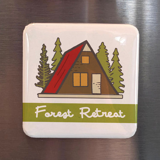 Forest Retreat Fridge Magnet - PhiloPerse