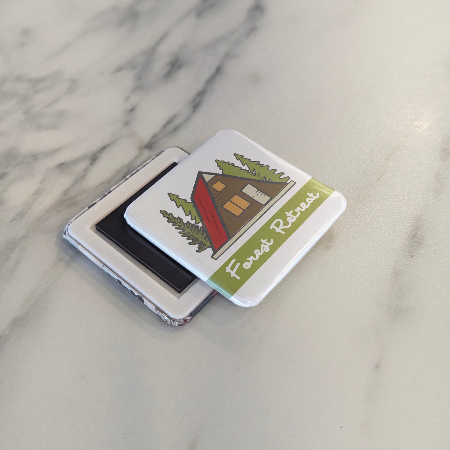 Forest Retreat Fridge Magnet - PhiloPerse