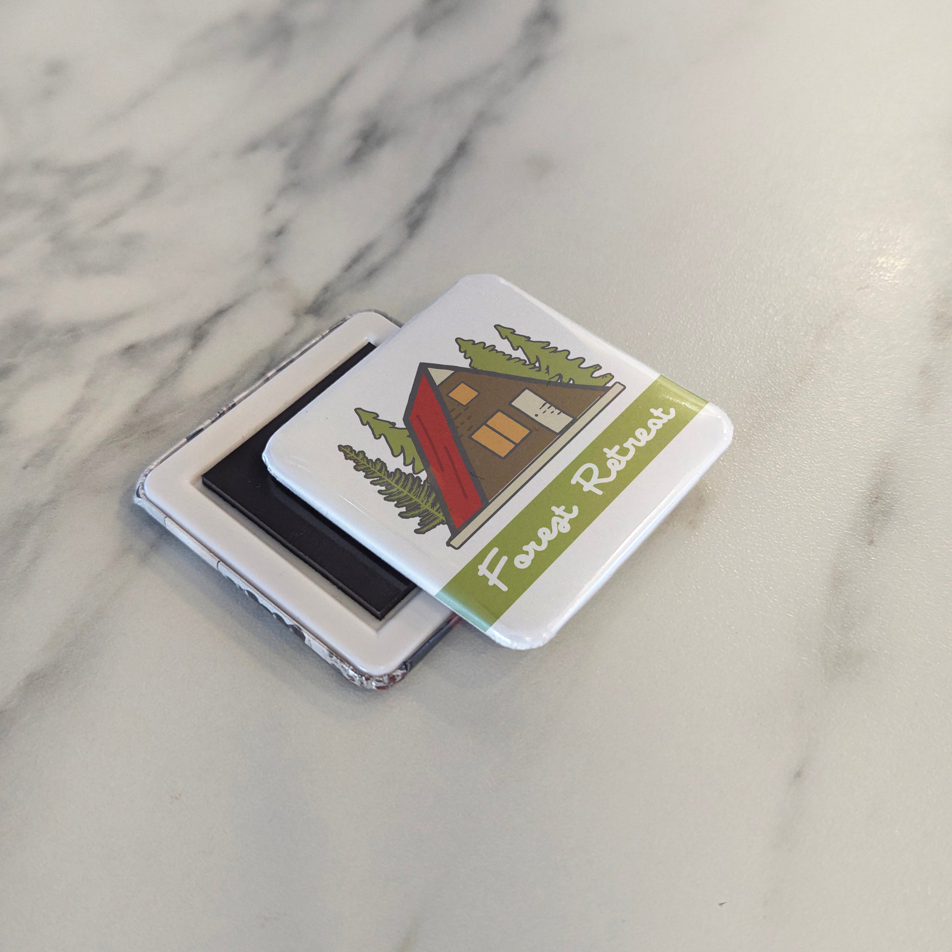 Forest Retreat Fridge Magnet - PhiloPerse