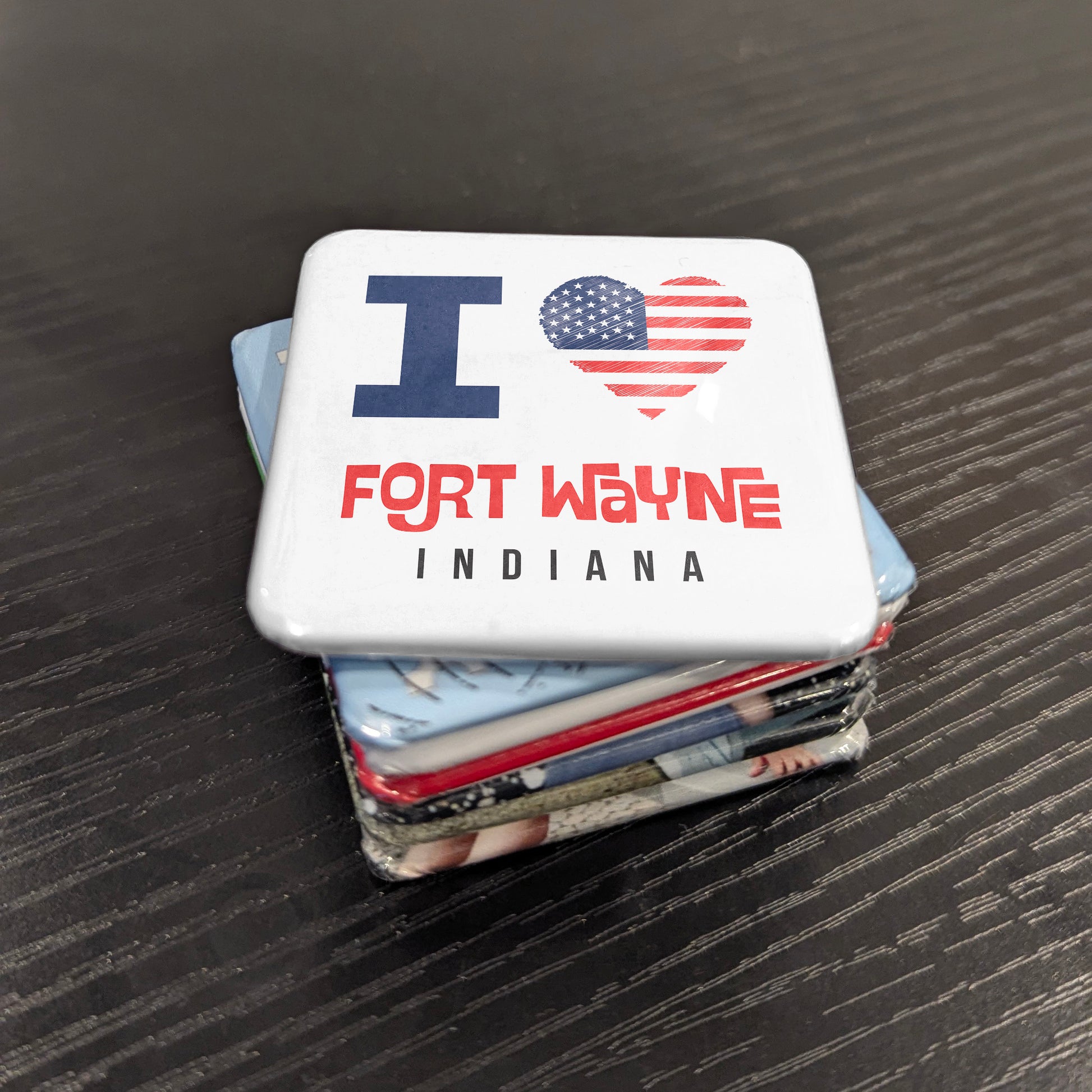 Fort Wayne Indiana Magnet | Summit City | 2×2 | Made in Canada - PhiloPerse