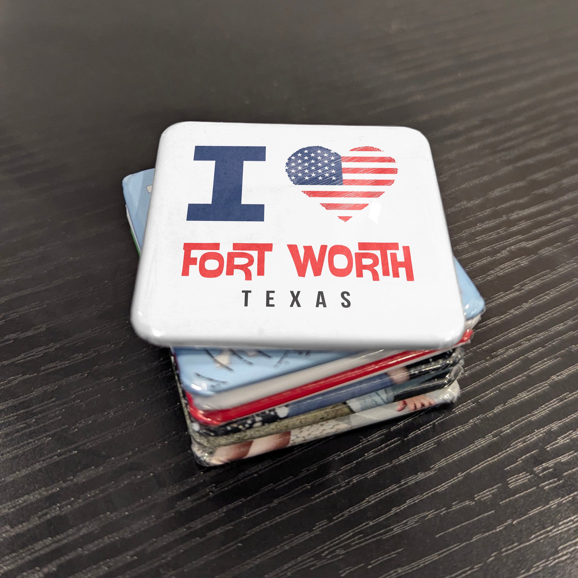 Fort Worth Texas Magnet | Cowtown | 2×2 | Made in Canada - PhiloPerse