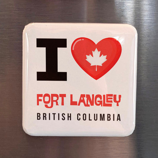 Fort Langley British Columbia Magnet | Birthplace of British Columbia | 2x2 | Made in Canada - PhiloPerse