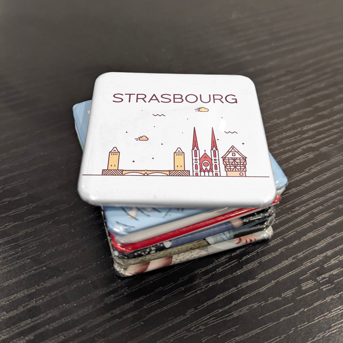 Strasbourg France Magnet | Capital of the Rhine and Crossroads of French and German Civilization | 2x2 | Made in Canada