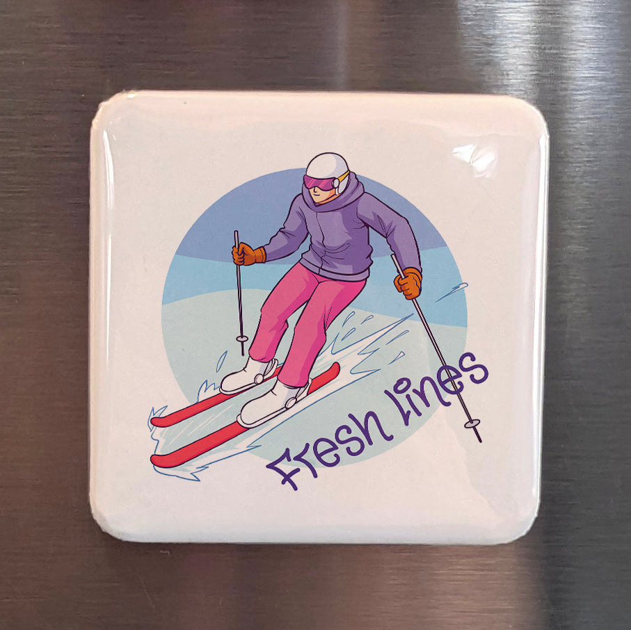 Fresh Lines Fridge Magnet - PhiloPerse