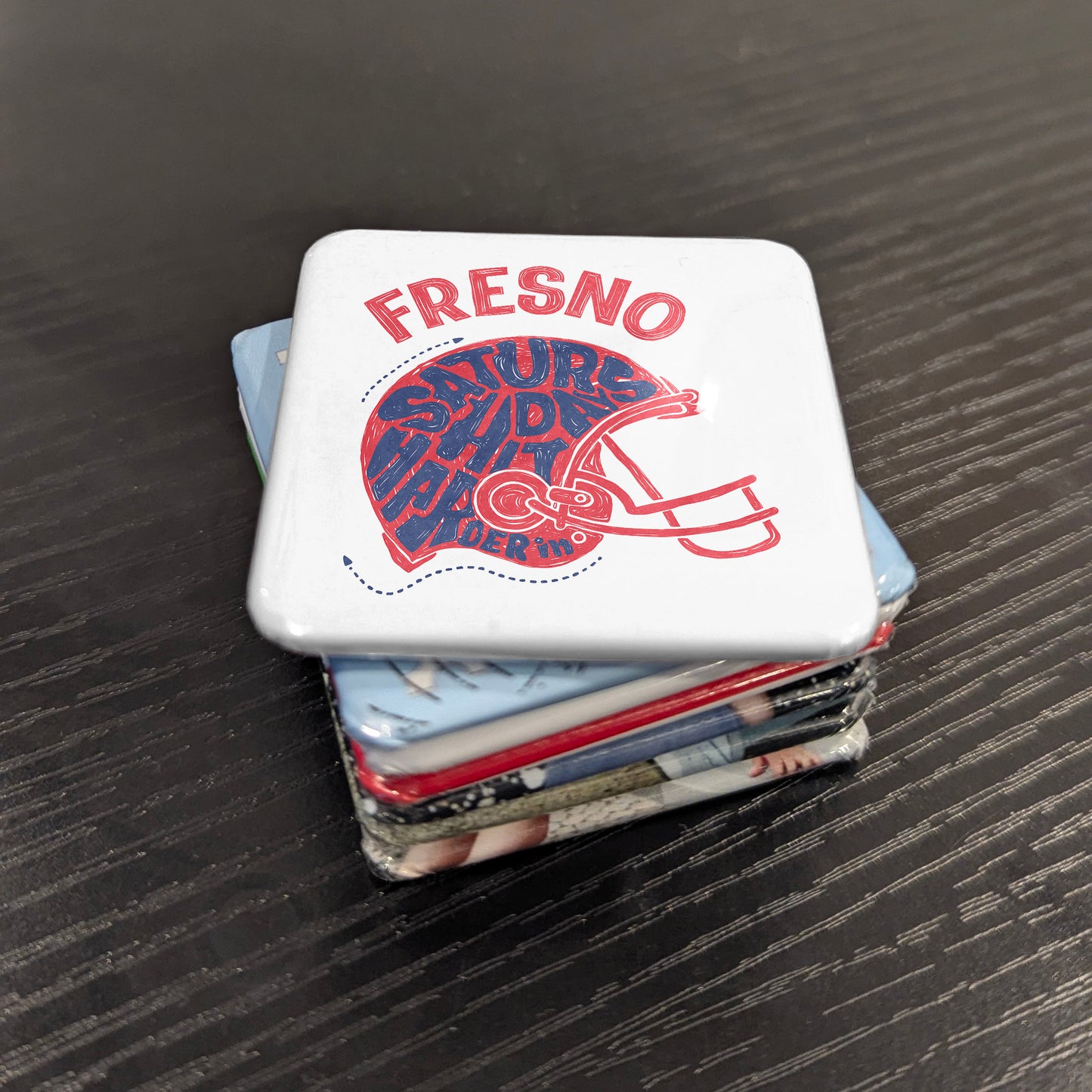 Fresno California Magnet | Saturday Night Lights | 2×2 | Made in Canada - PhiloPerse