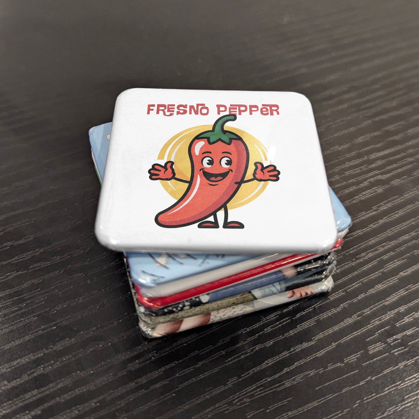 Fresno California Magnet | Fresno Pepper | 2×2 | Made in Canada - PhiloPerse