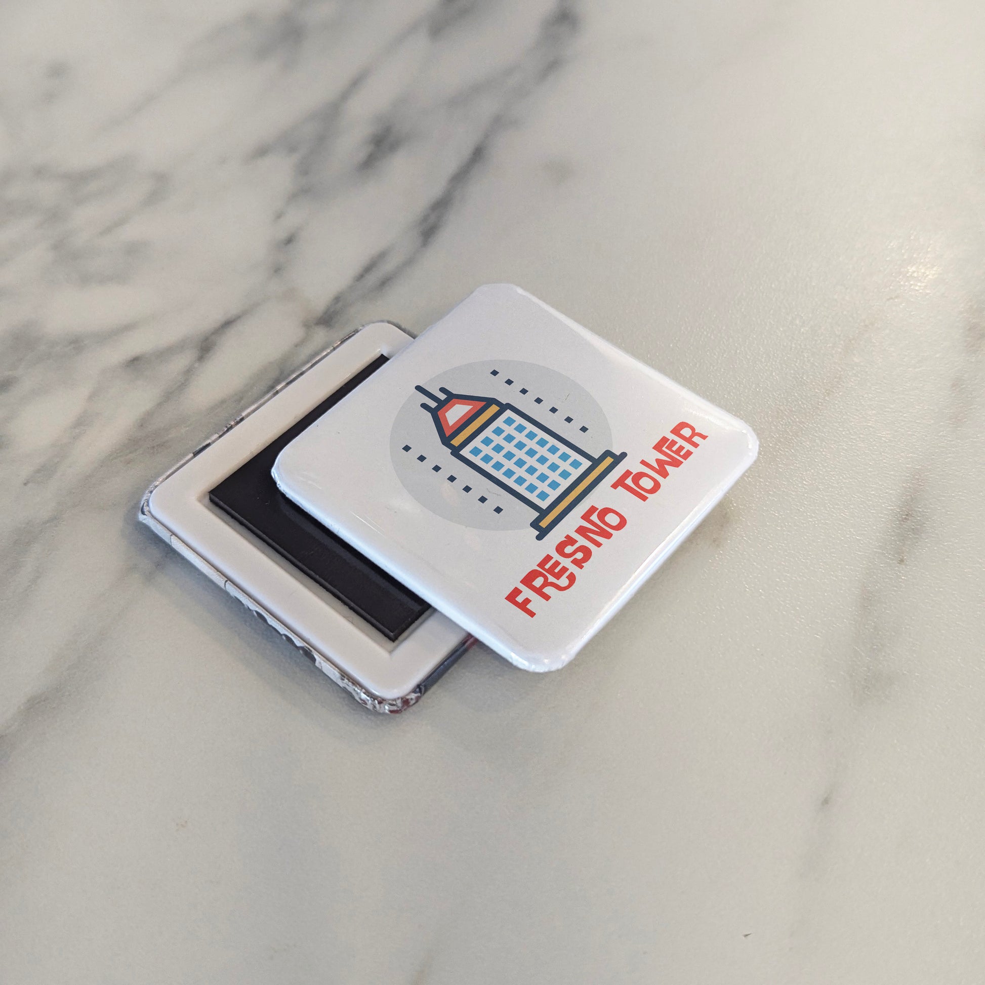 Fresno California Magnet | Fresno Tower | 2×2 | Made in Canada - PhiloPerse