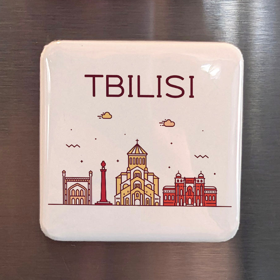 Tbilisi Georgia Asia Magnet | Ancient Capital on the Kura River | 2x2 | Made in Canada