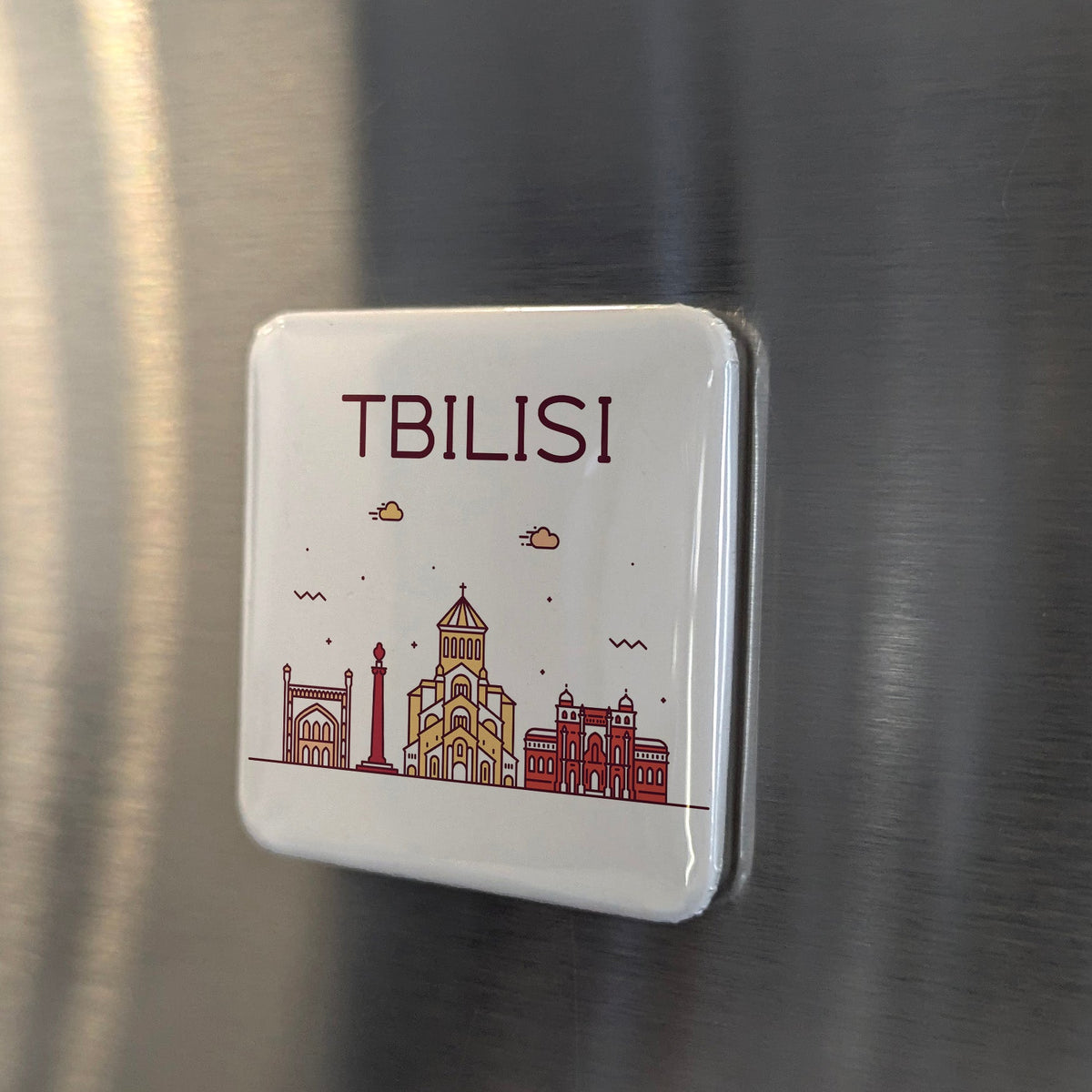 Tbilisi Georgia Asia Magnet | Ancient Capital on the Kura River | 2x2 | Made in Canada