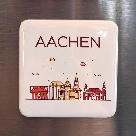 Aachen Germany Magnet | Charlemagne's Imperial Capital at the Heart of Western Christendom | 2x2 | Made in Canada