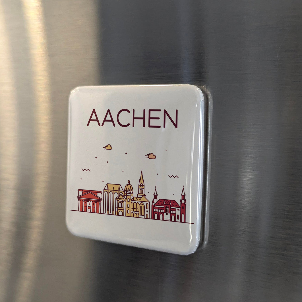 Aachen Germany Magnet | Charlemagne's Imperial Capital at the Heart of Western Christendom | 2x2 | Made in Canada