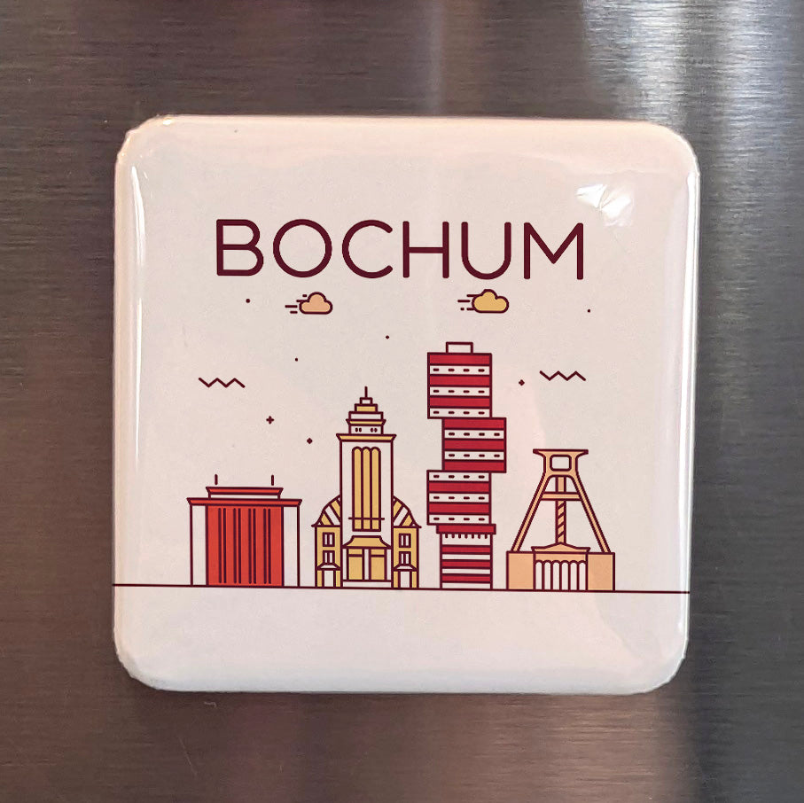 Bochum Germany Magnet | Steel City Reborn in the Heart of the Ruhr Valley | 2x2 | Made in Canada